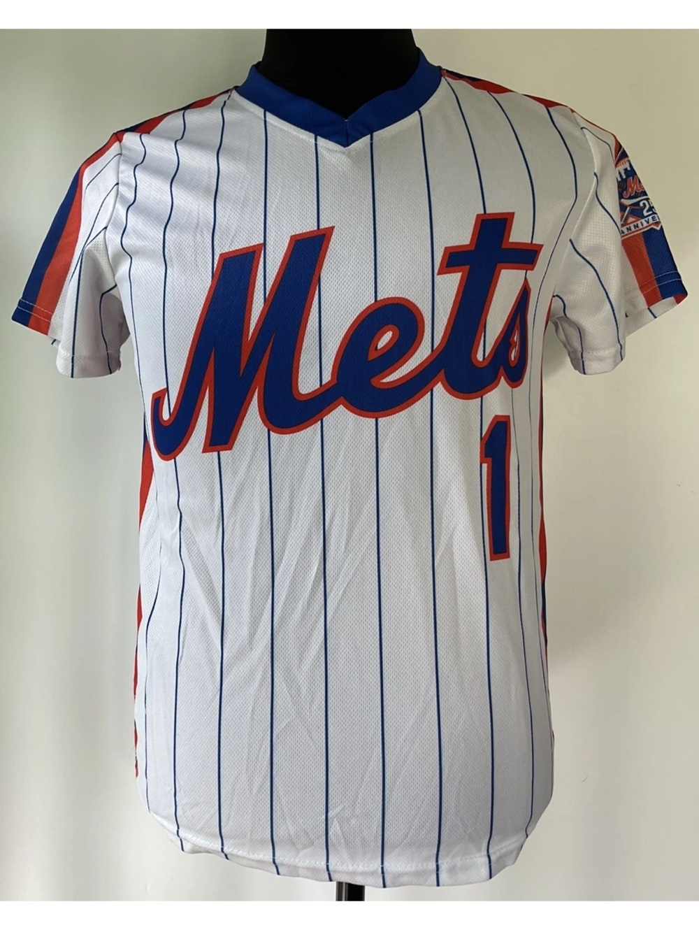 New York Mets SGA Mookie Wilson 25th Anniversary 1986 World Series Jersey Medium
